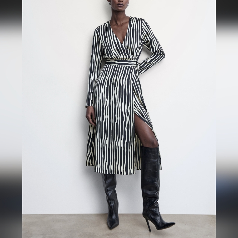 NWT Mango wrap dress